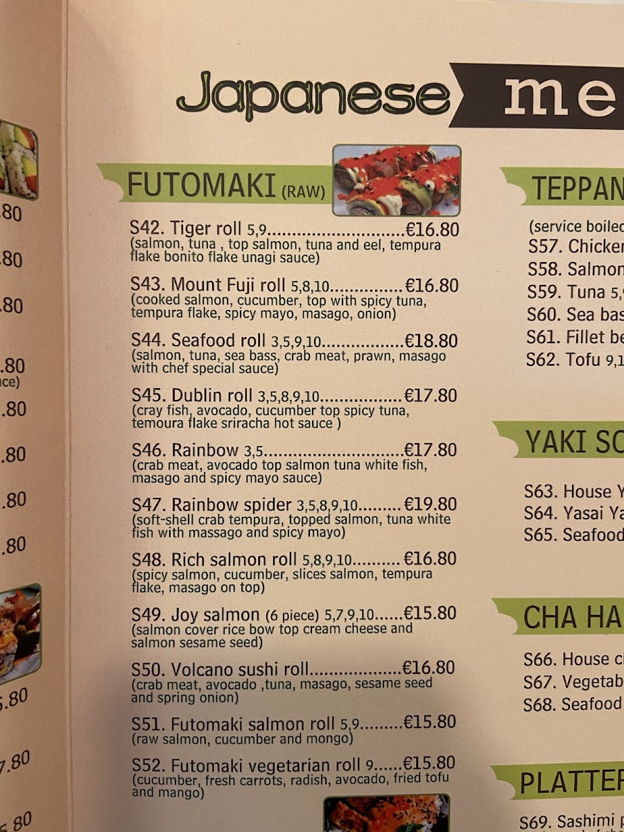 Menu Izumi Japanese Sushi & Chinese-7