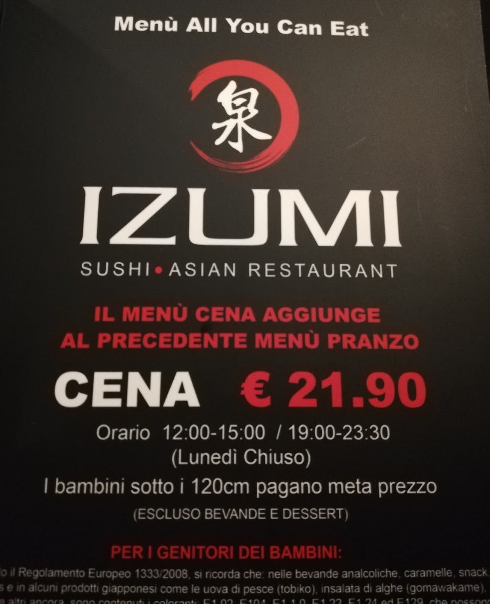 Menu Izumi Sushi Asian Restaurant-3