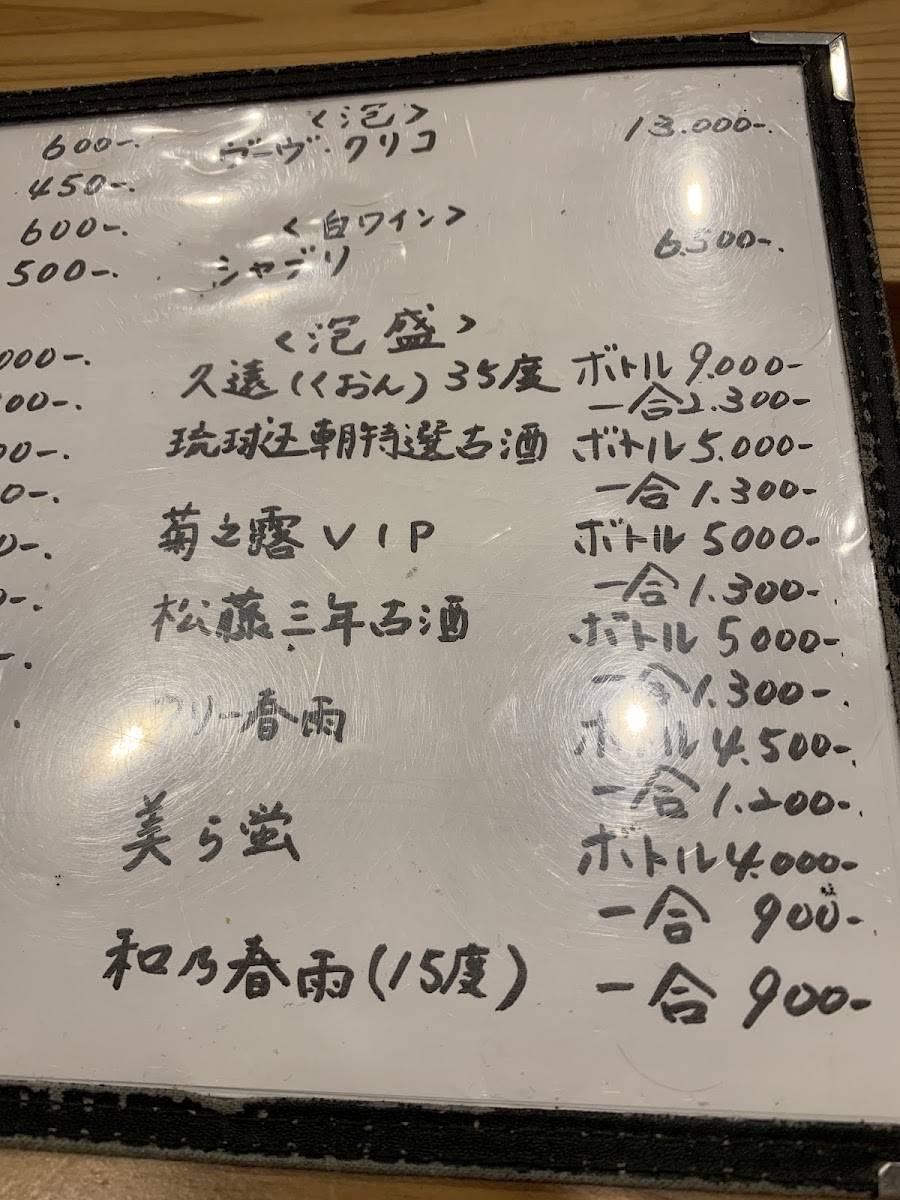 Menu Izumi-2