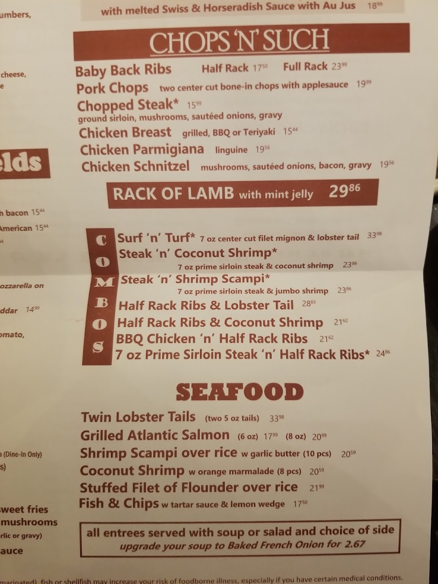Menu J And R's Steakhouse-10