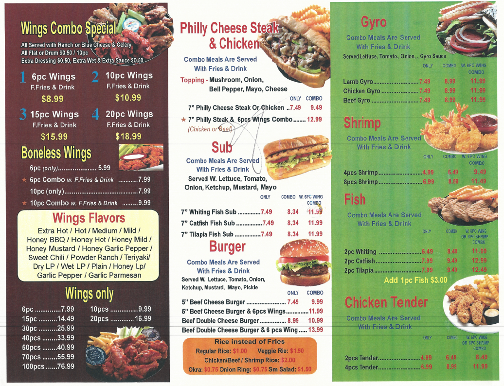 Menu J Buffalo Wings-1