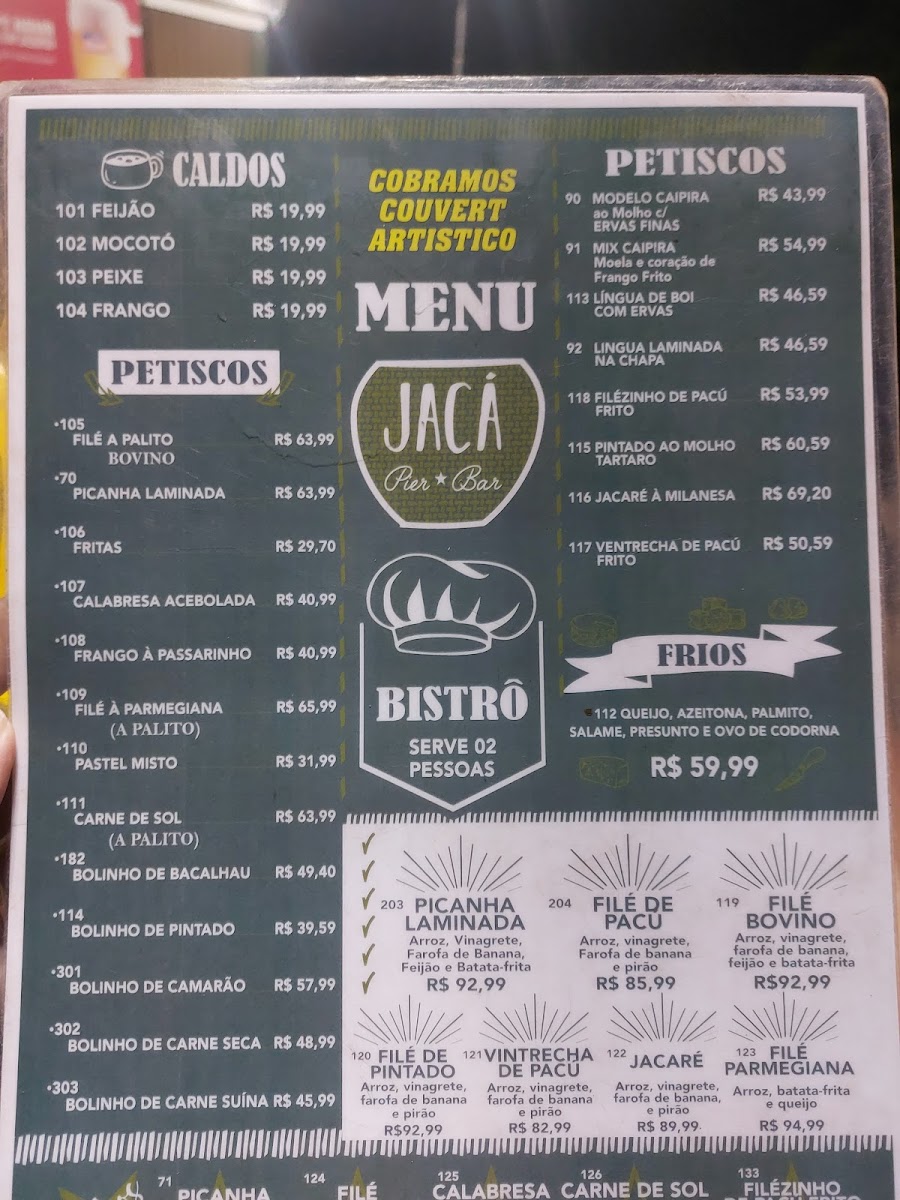 Menu Jacá Pier Bar-7