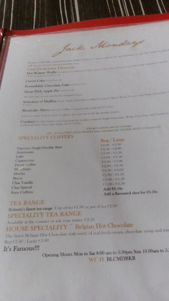Menu Jack Monday's Coffee House-10