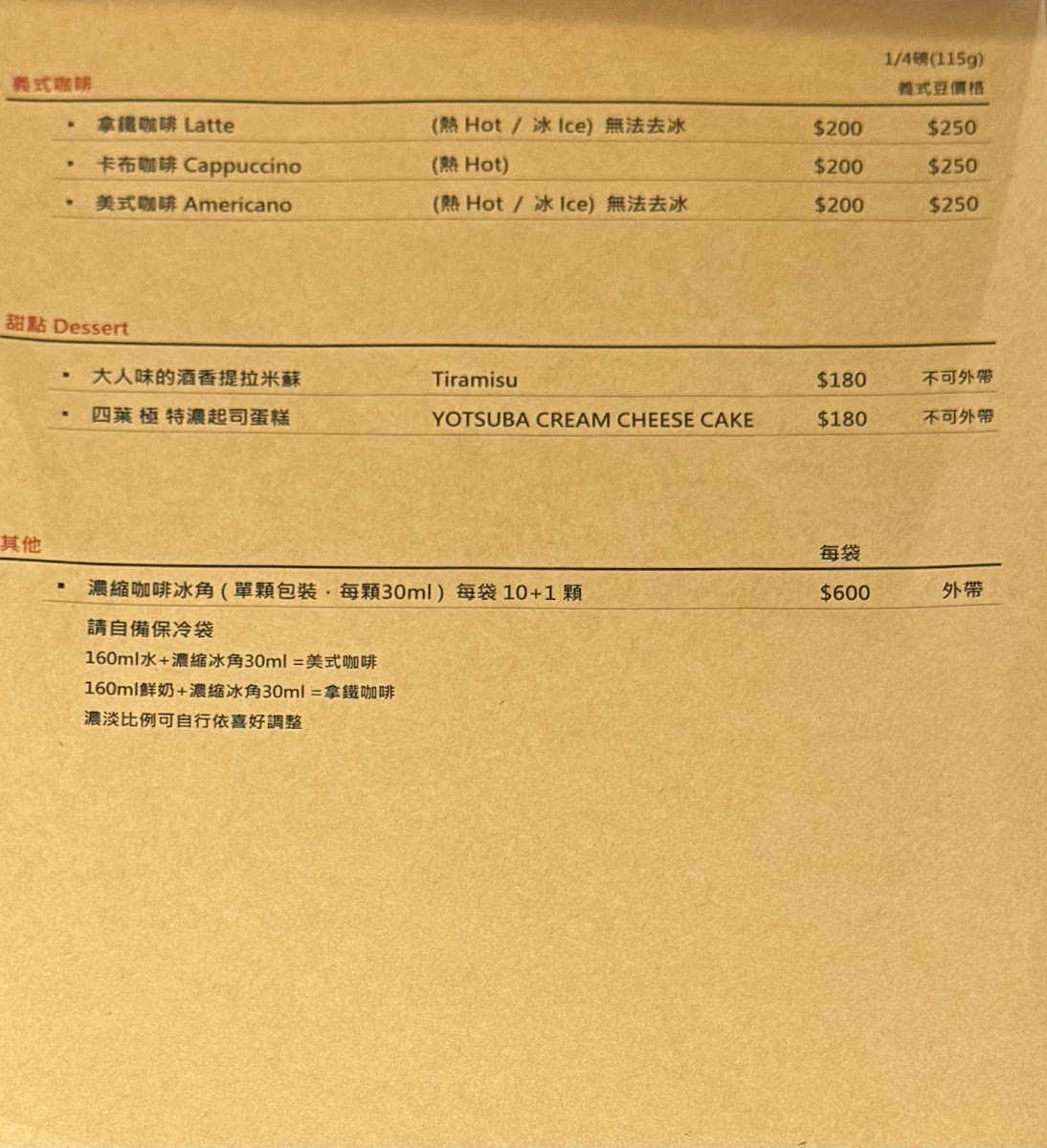 Menu Jack & Nana Coffee Store-6