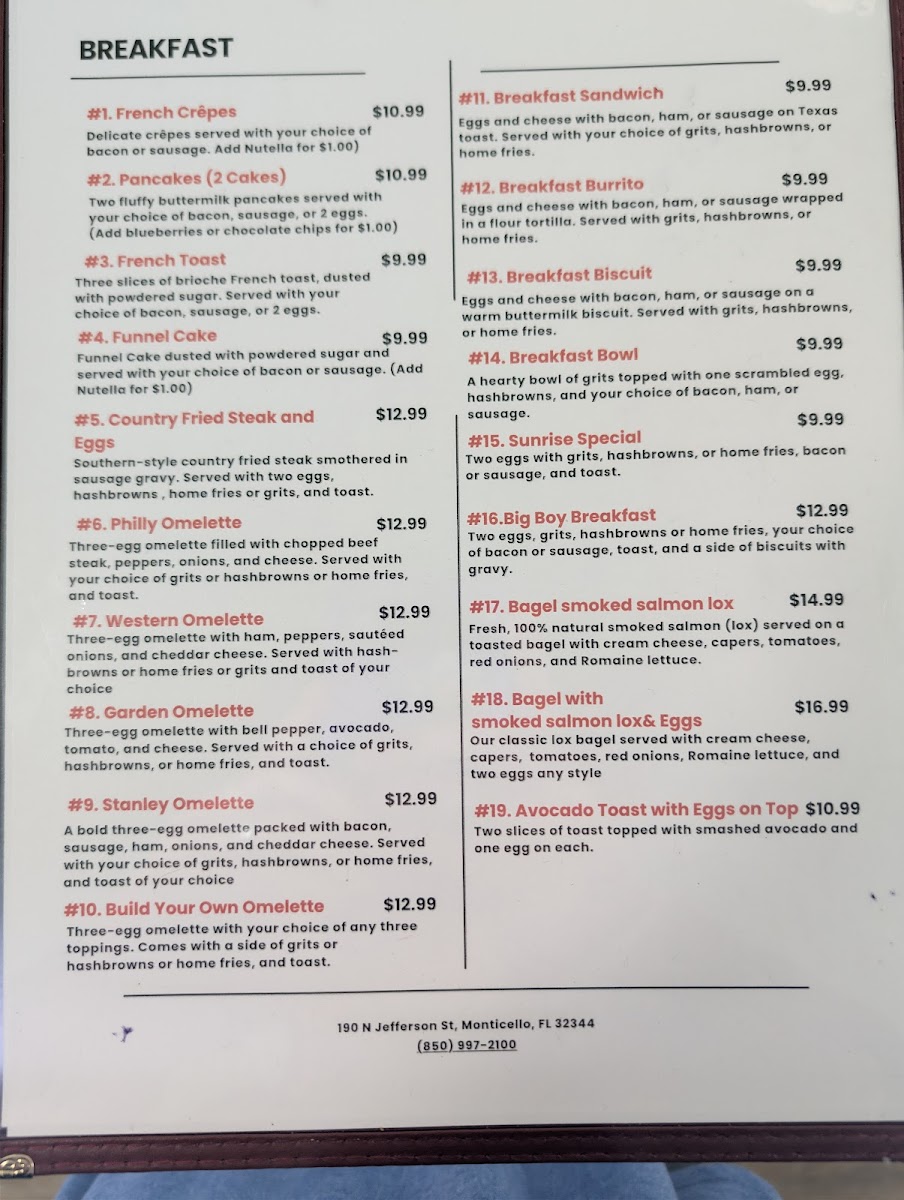 Menu Jackie's Brickhouse Eatery-2