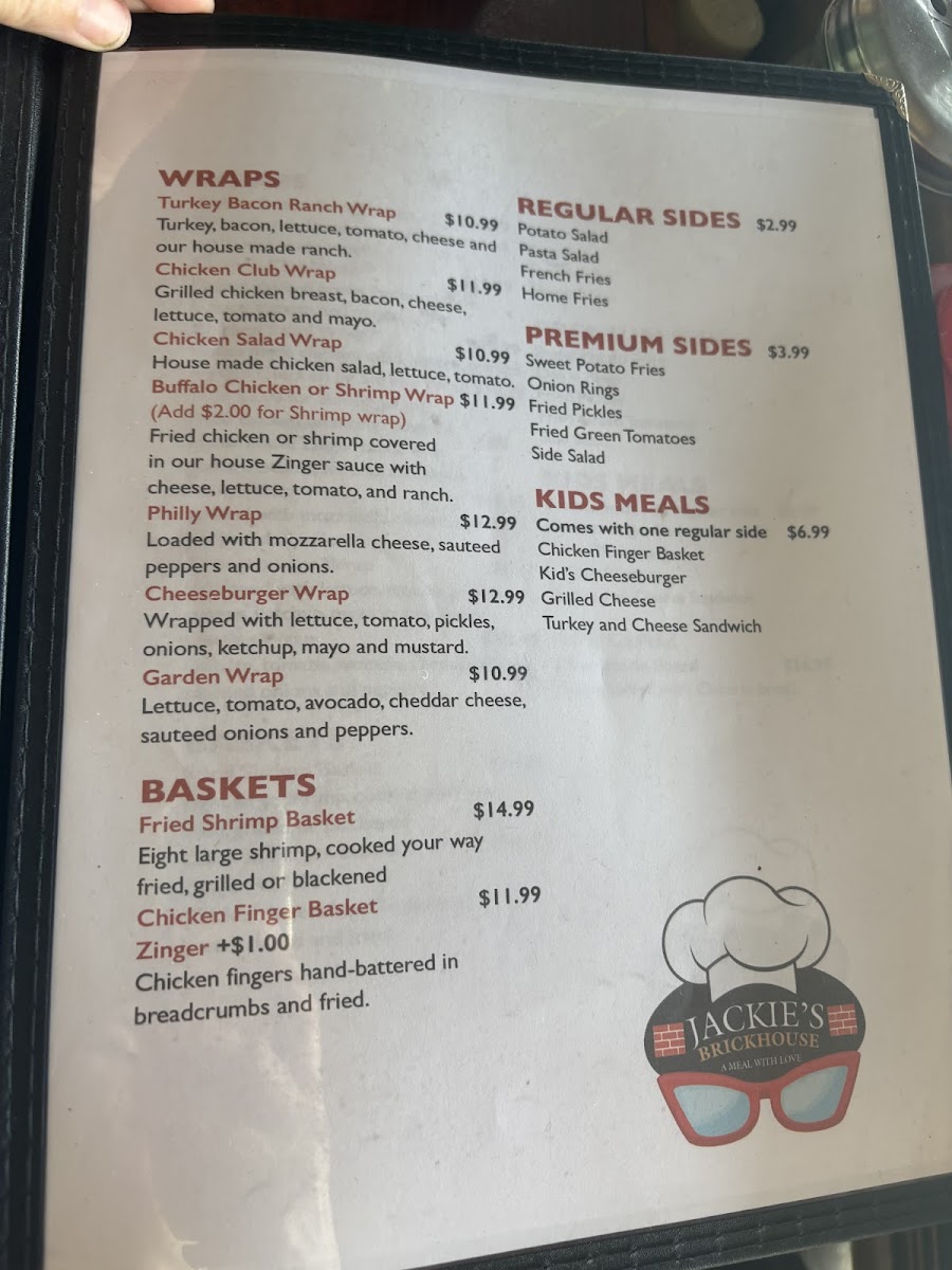 Menu Jackie's Brickhouse Eatery-9
