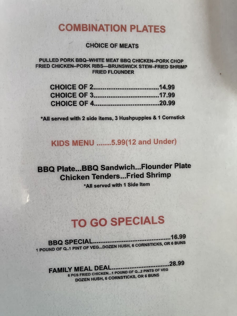 Menu Jackson's Big Oak Barbecue-10