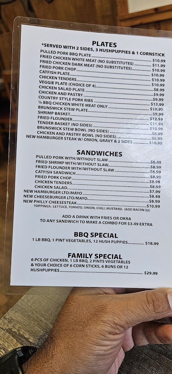 Menu Jackson's Big Oak Barbecue-4
