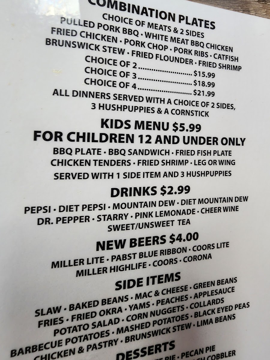 Menu Jackson's Big Oak Barbecue-9