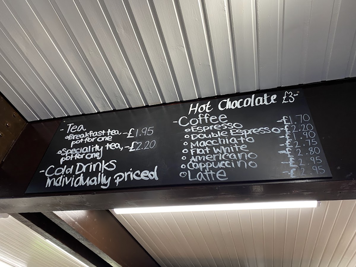 Menu Jacobite Café At Killiecrankie Visitor Centre-1