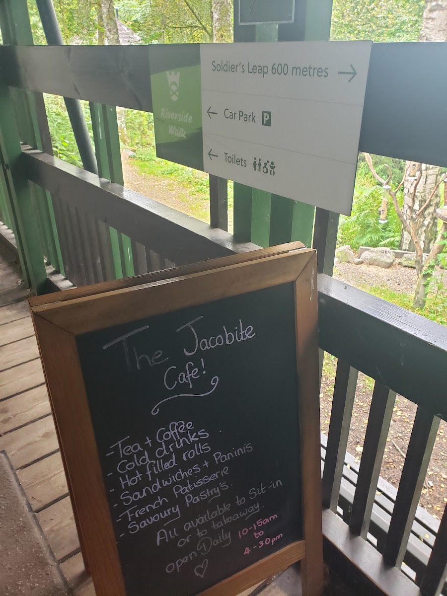 Menu Jacobite Café At Killiecrankie Visitor Centre-4