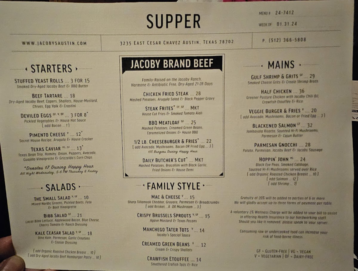 Menu Jacoby's Restaurant & Mercantile-1