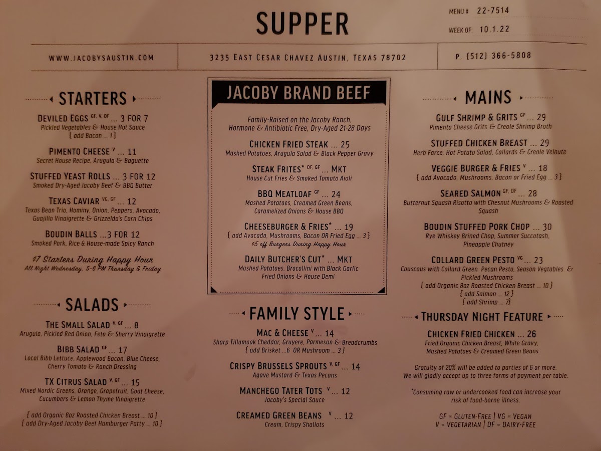Menu Jacoby's Restaurant & Mercantile-7