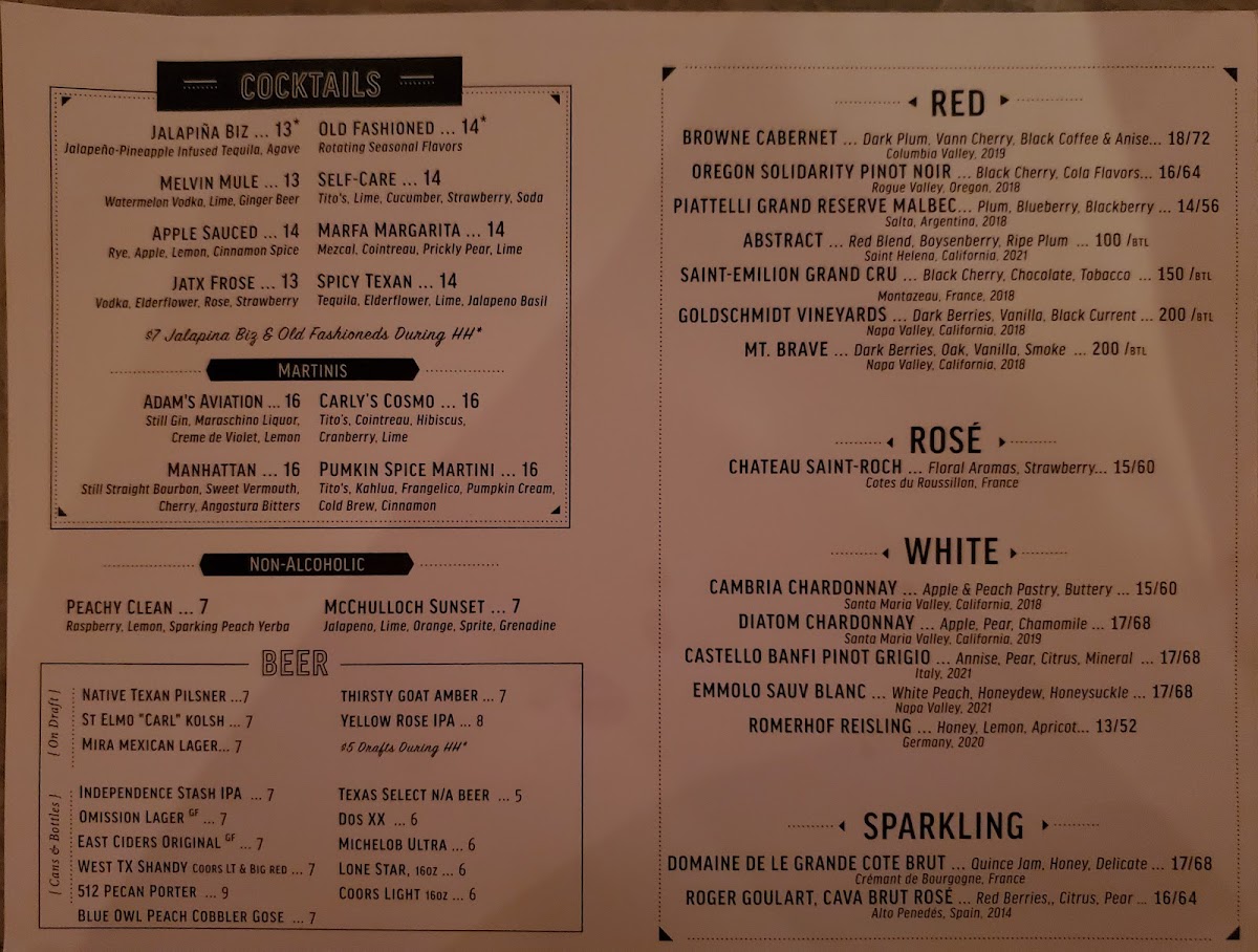 Menu Jacoby's Restaurant & Mercantile-8