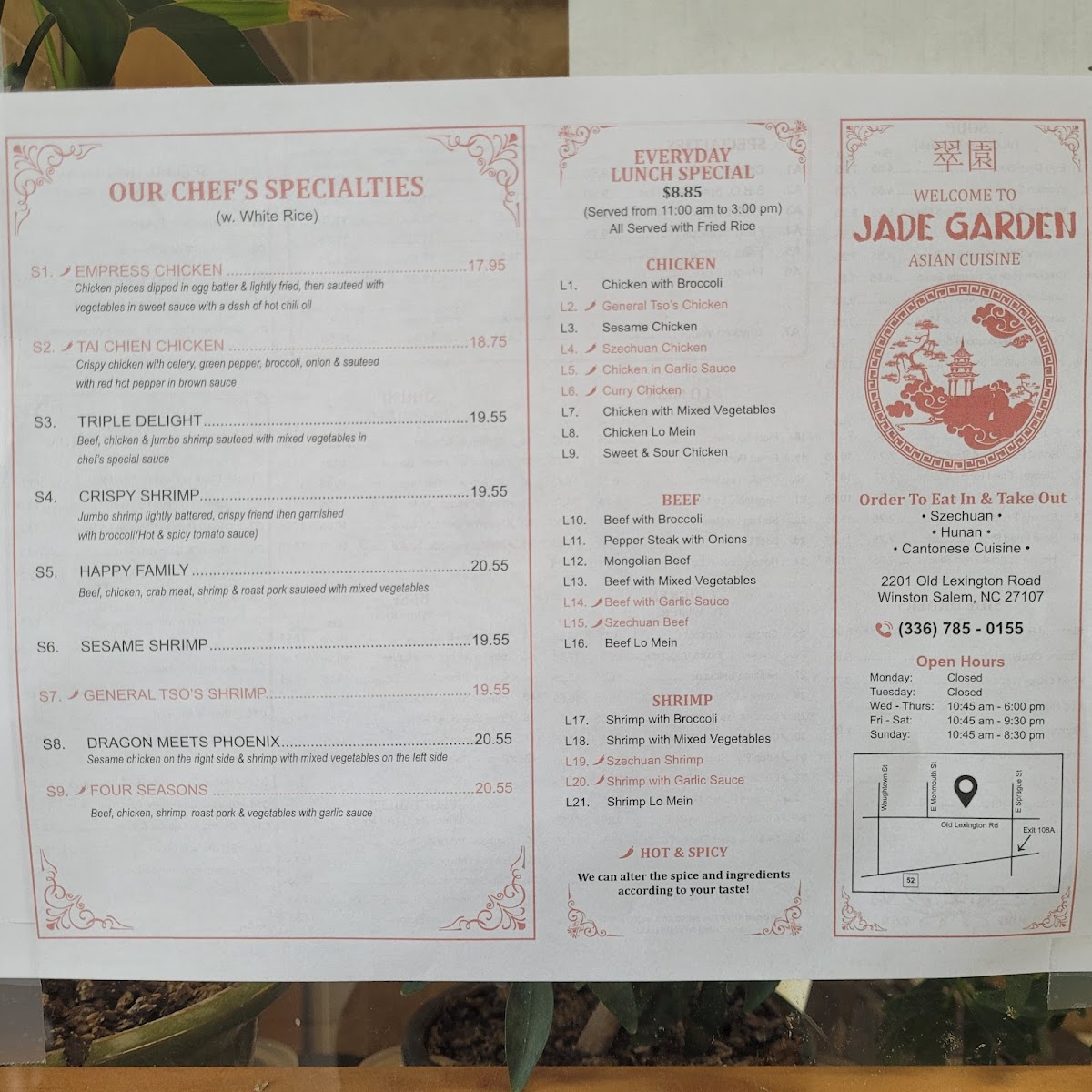 Menu Jade Garden Chinese Restaurant-1