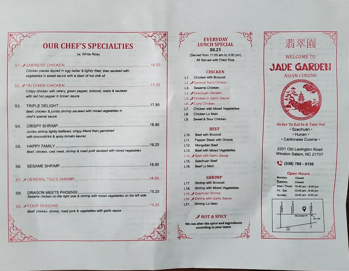 Menu Jade Garden Chinese Restaurant-2