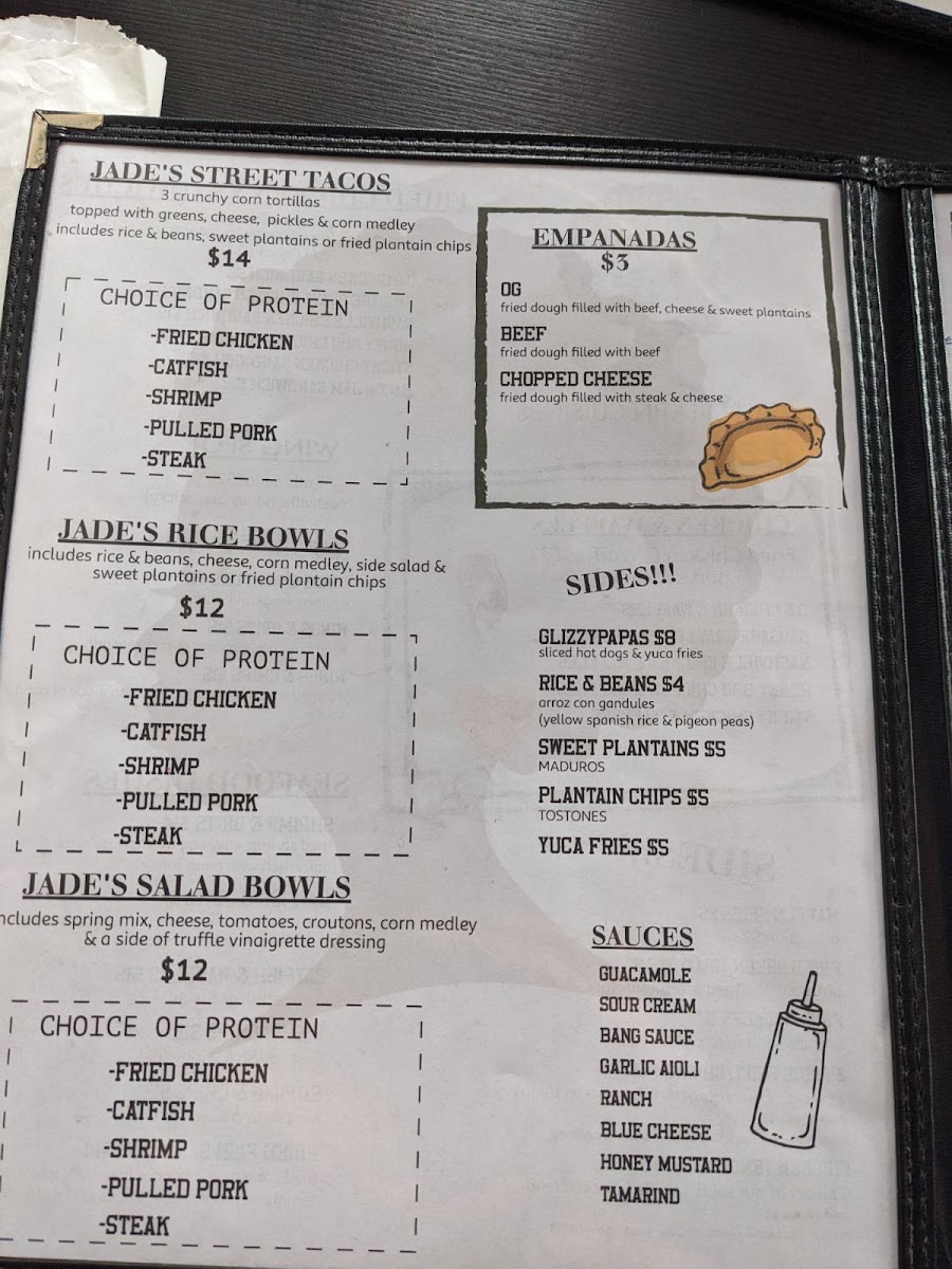 Menu Jade’S-7