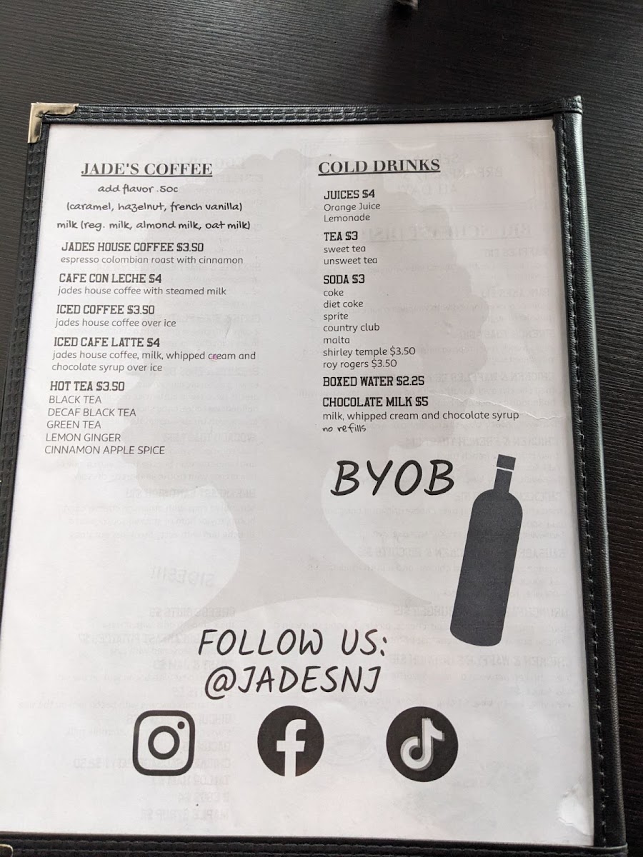 Menu Jade’S-8