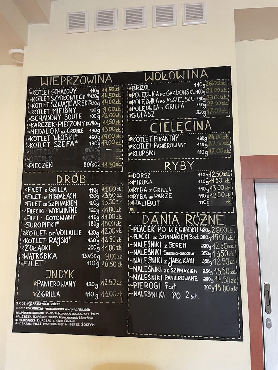 Menu Jadłodajnia Romana-2