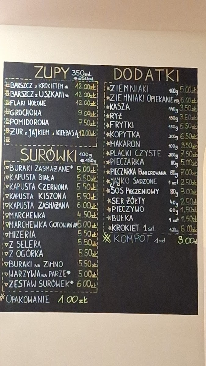 Menu Jadłodajnia Romana-4