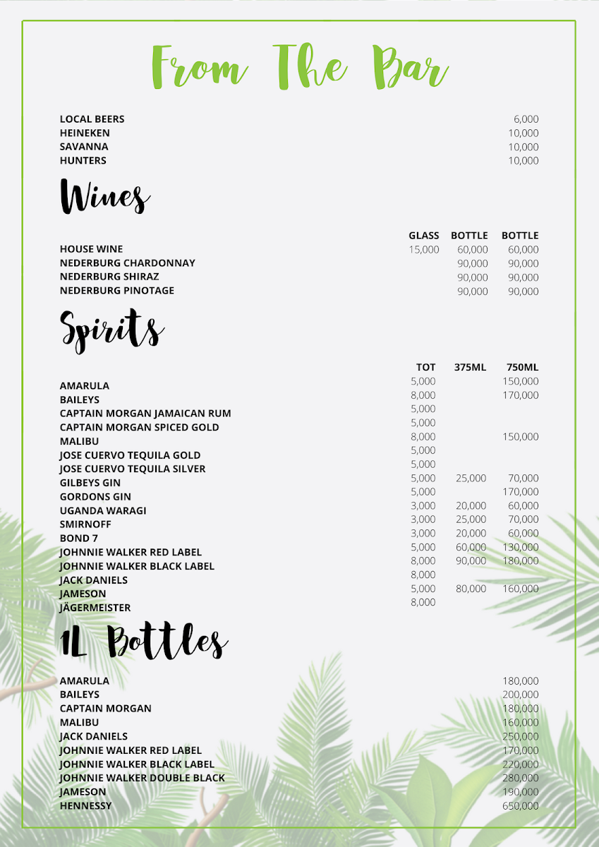 Menu Jahazi Pier-8