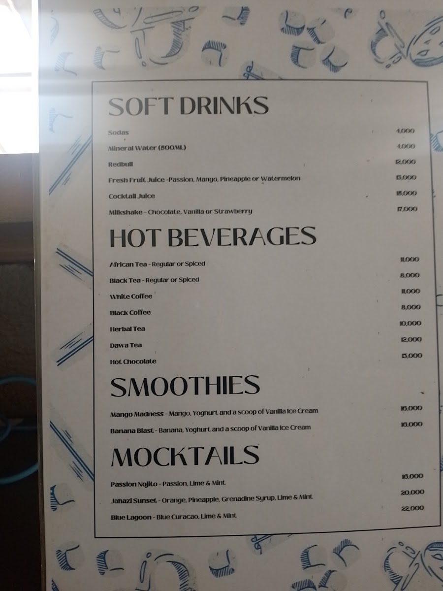 Menu Jahazi Pier-9