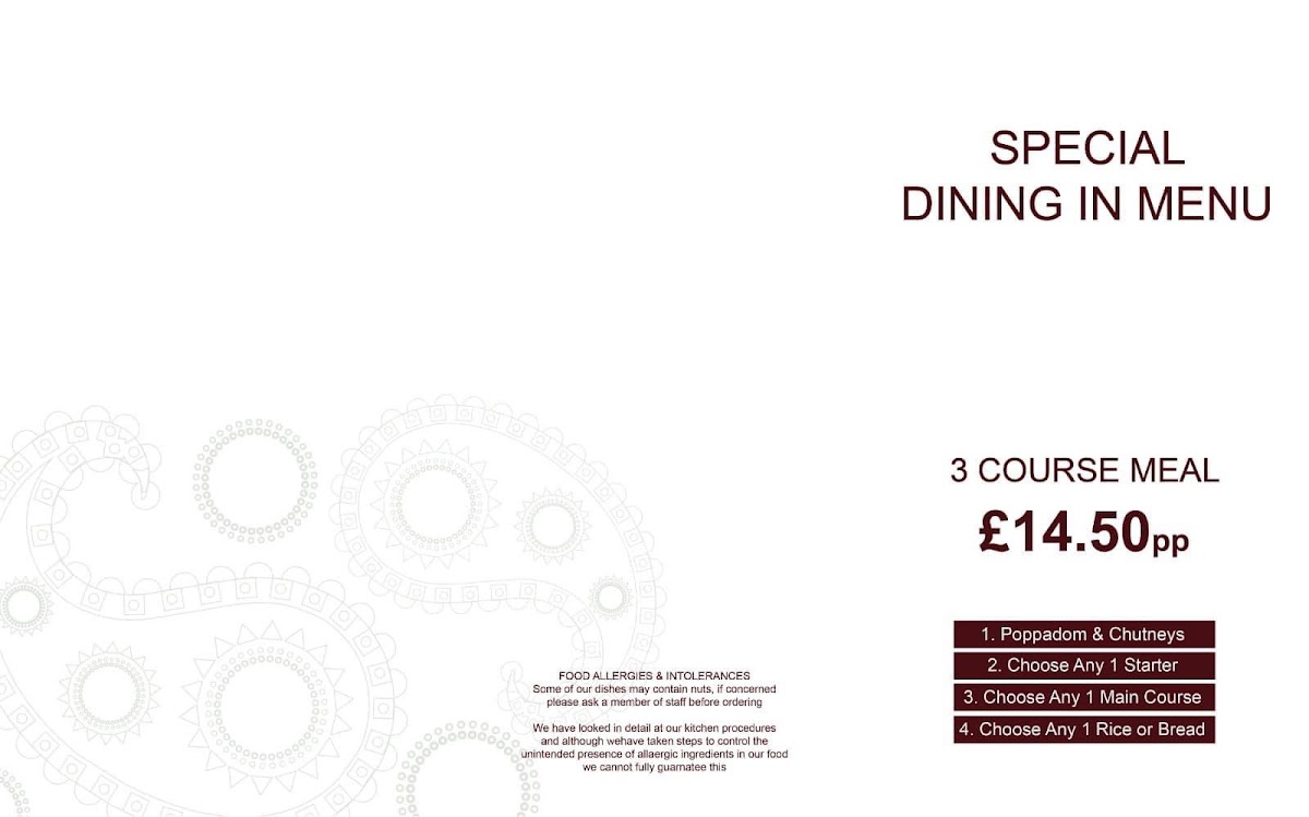 Menu Jaipur Indian Restaurant & Takeaway Colne-7