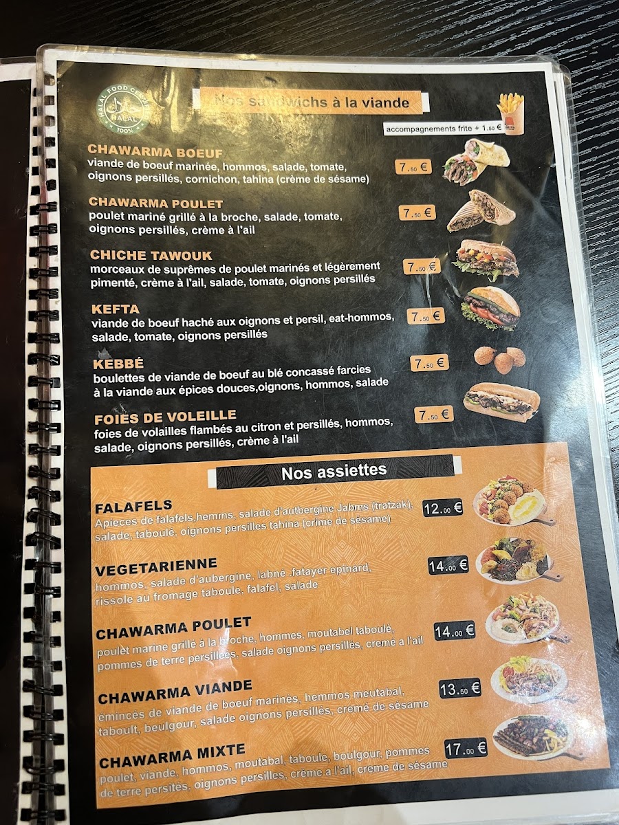 Menu Jalaloh Falafel Égyptien-1