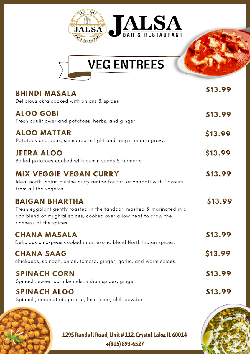 Menu Jalsa Indian Bar And Restaurant-3