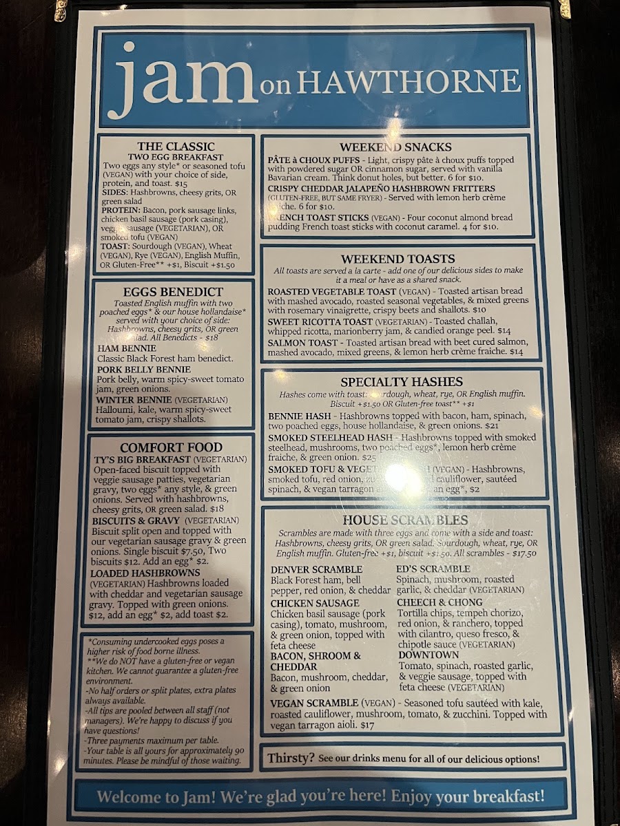 Menu Jam On Hawthorne-1