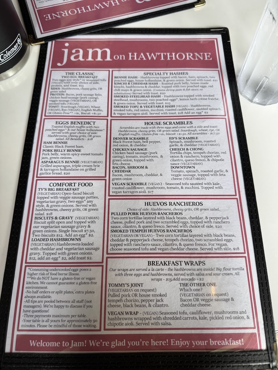 Menu Jam On Hawthorne-9