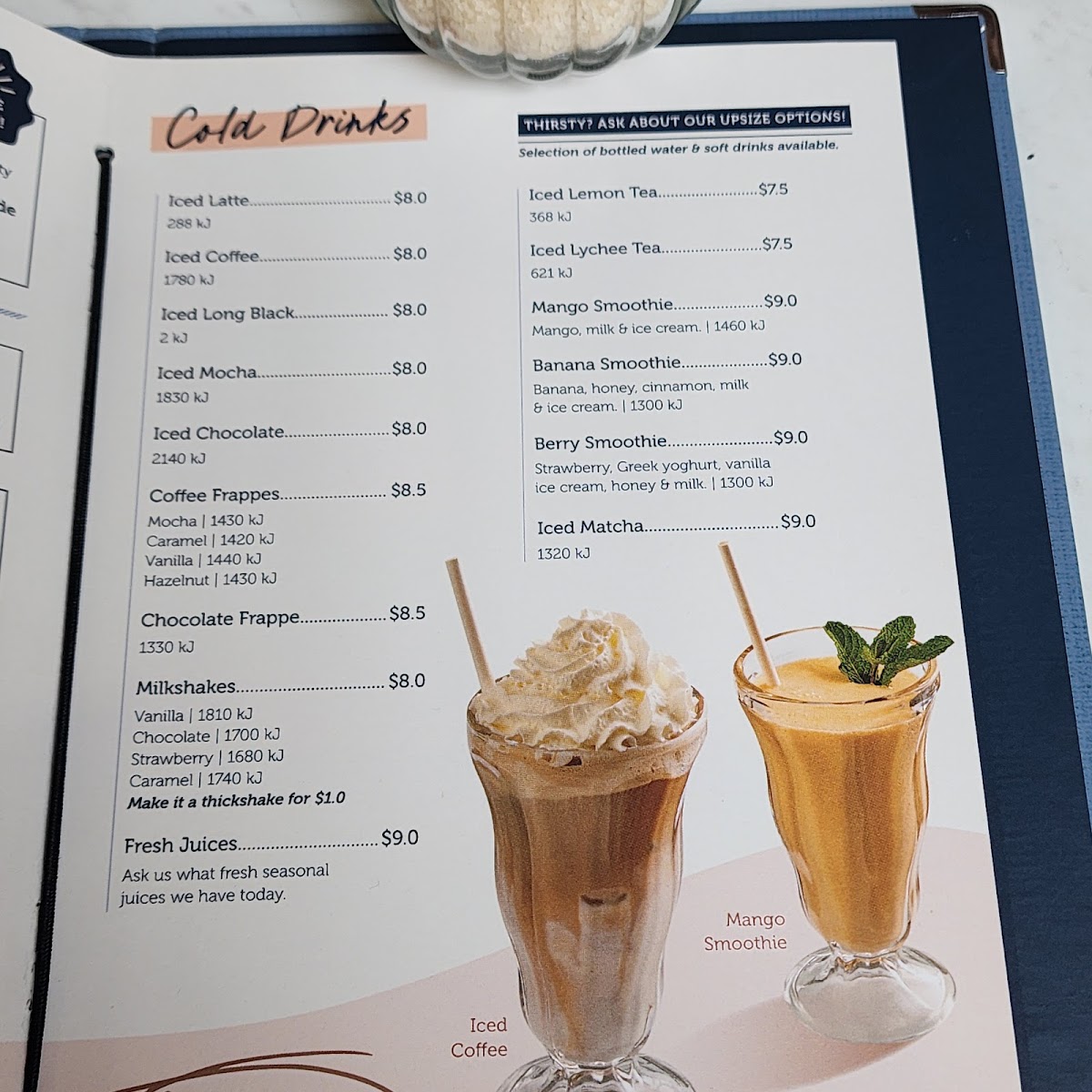 Menu Jamaica Blue Fountain Gate-5