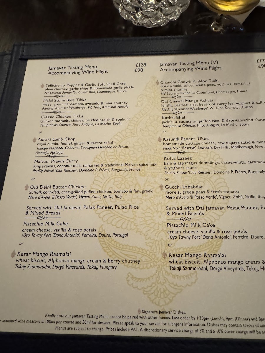 Menu Jamavar-2