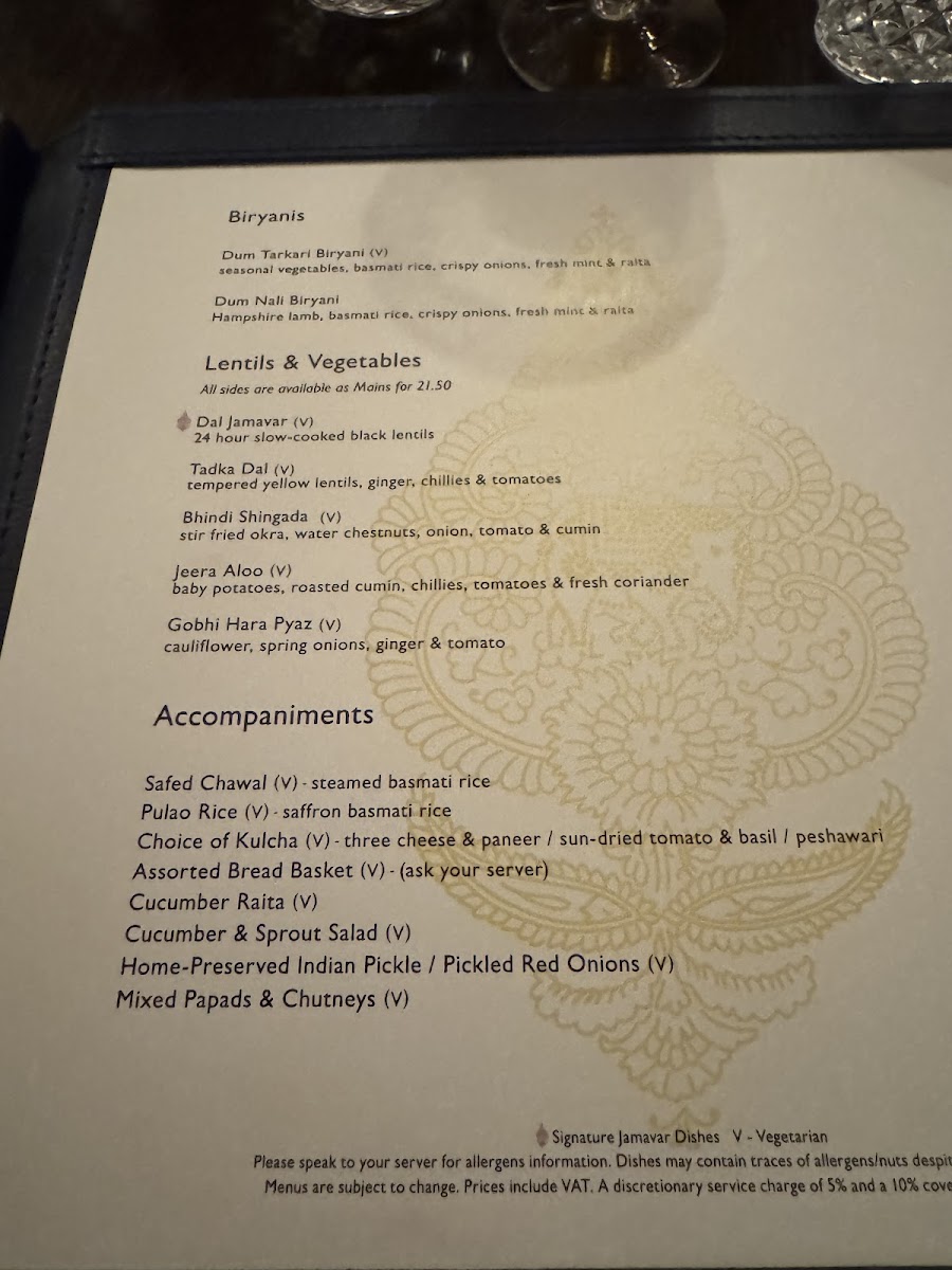 Menu Jamavar-9