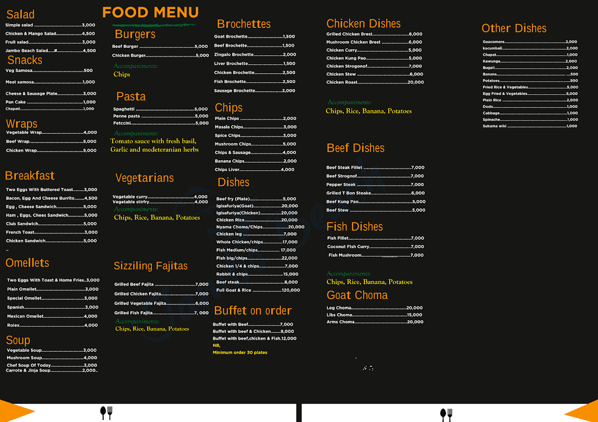 Menu Jambo Beach-2