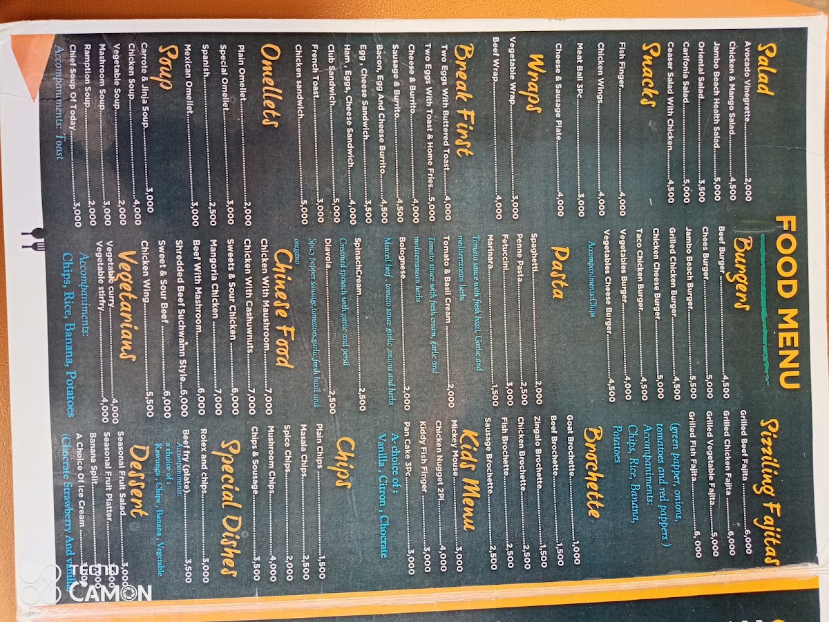 Menu Jambo Beach-7