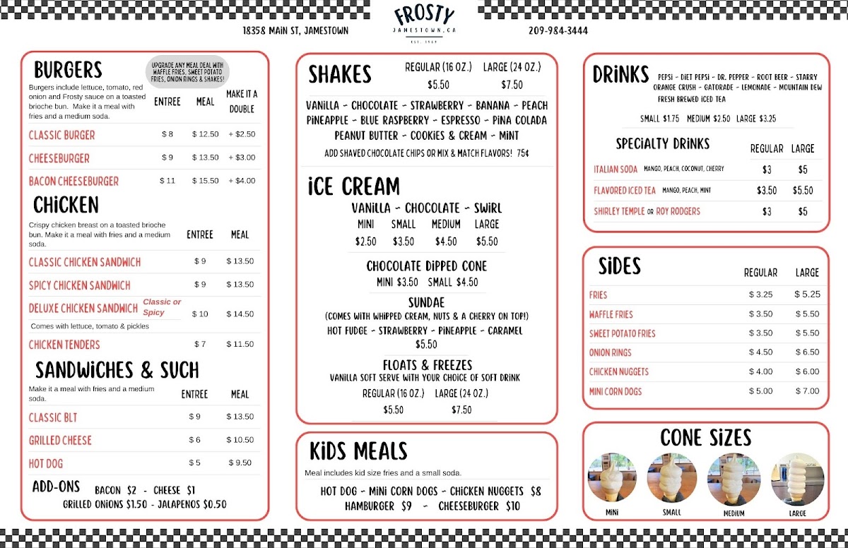 Menu Jamestown Frosty-1