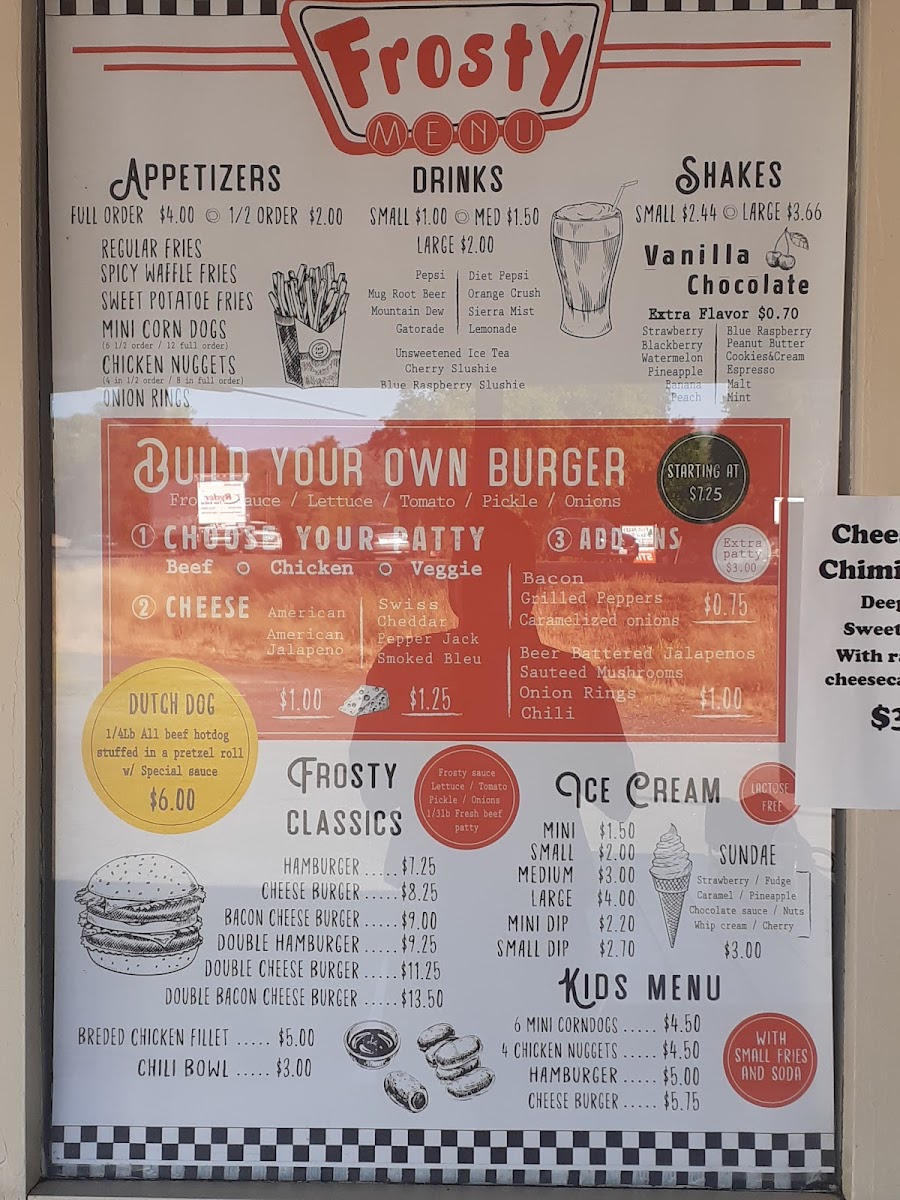 Menu Jamestown Frosty-8