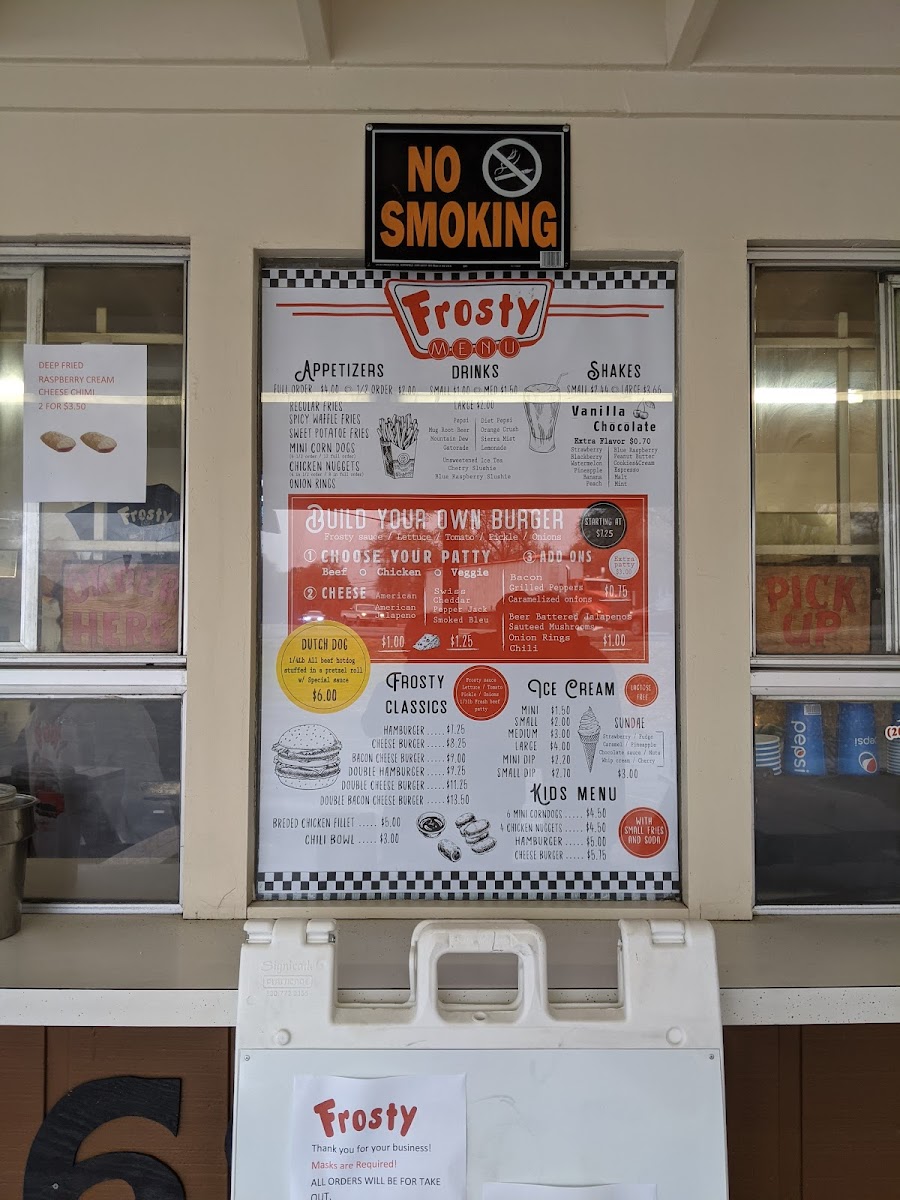 Menu Jamestown Frosty-9