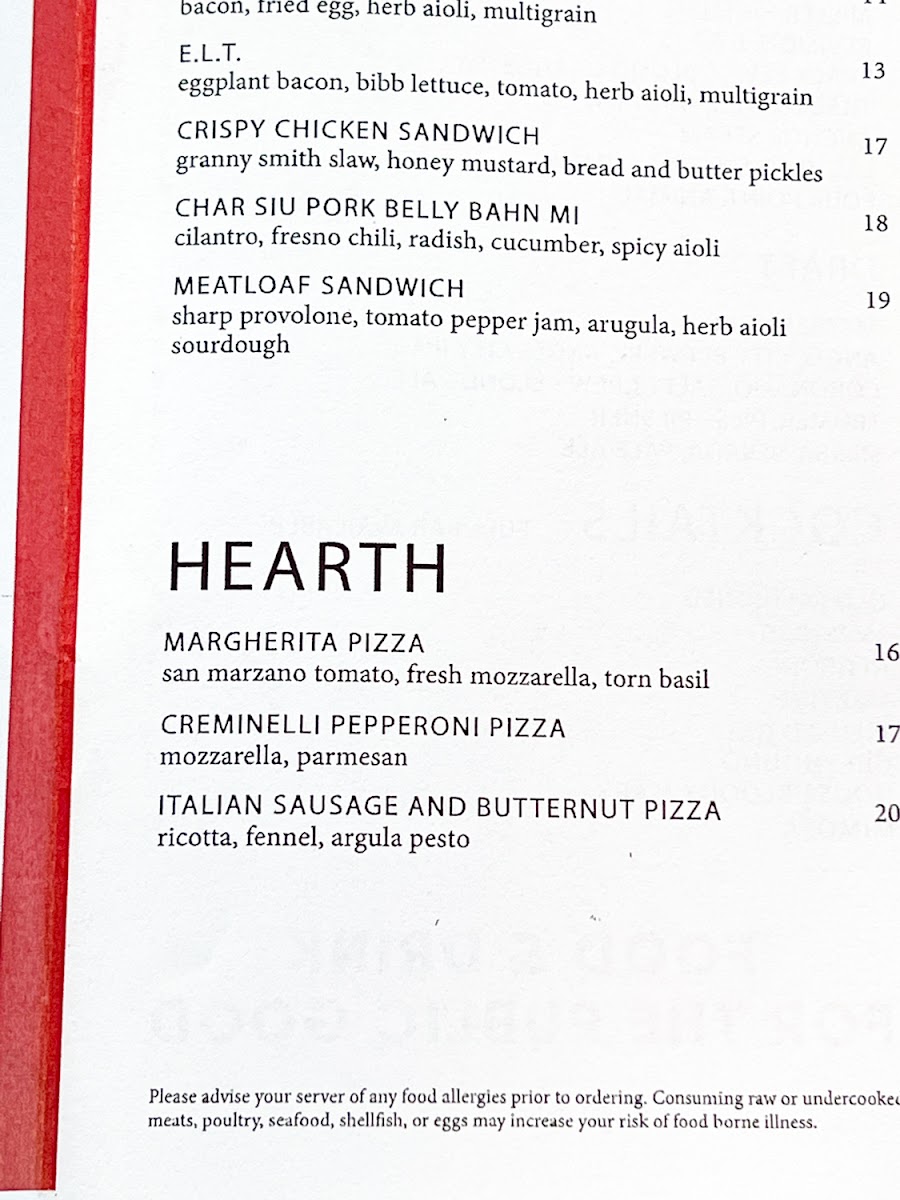 Menu Jane Q-10