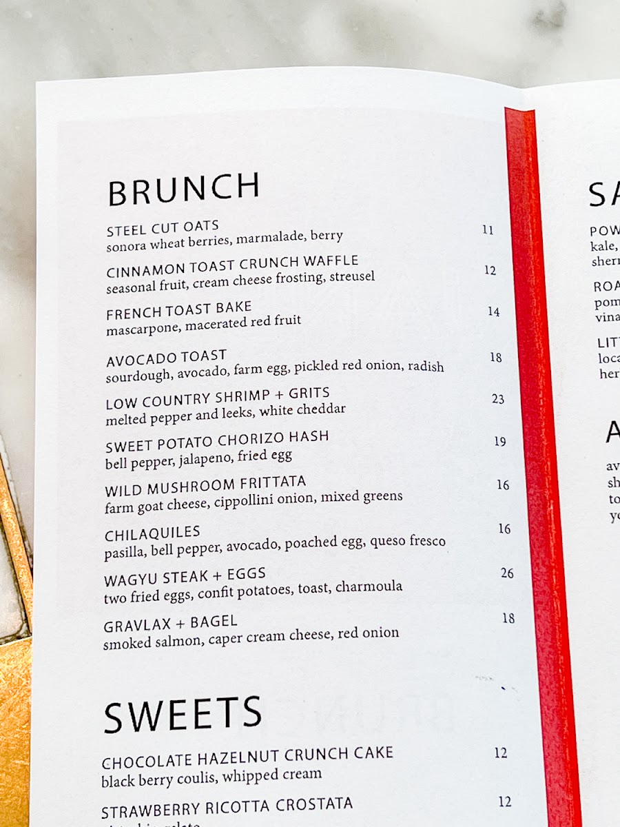 Menu Jane Q-7