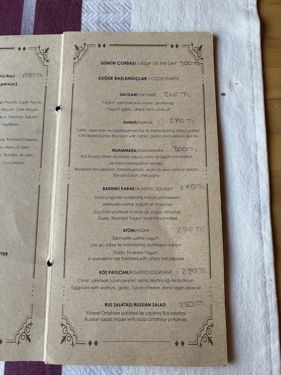 Menu Janus Cappadocia Restaurant-3