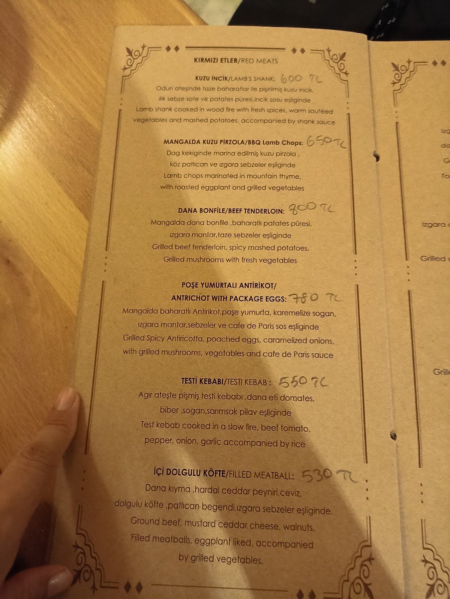Menu Janus Cappadocia Restaurant-5