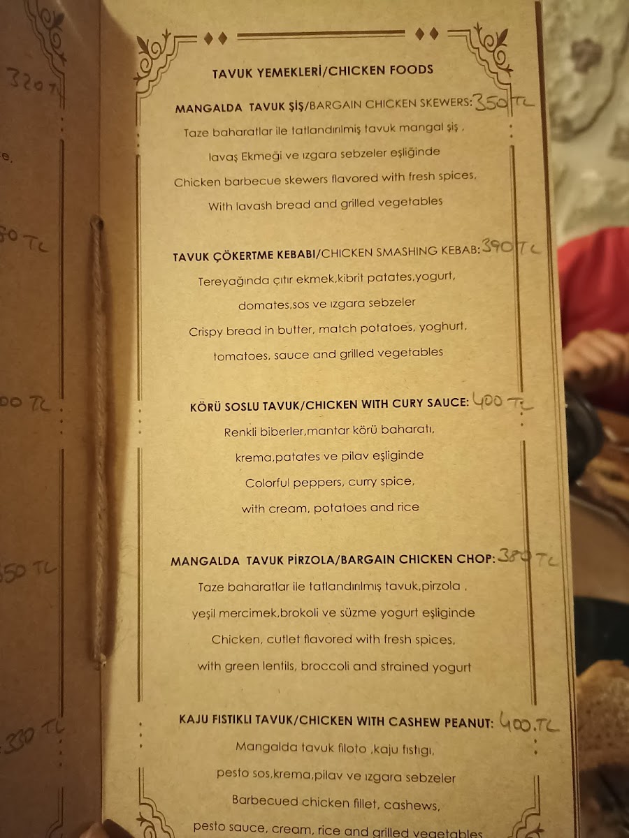 Menu Janus Cappadocia Restaurant-8