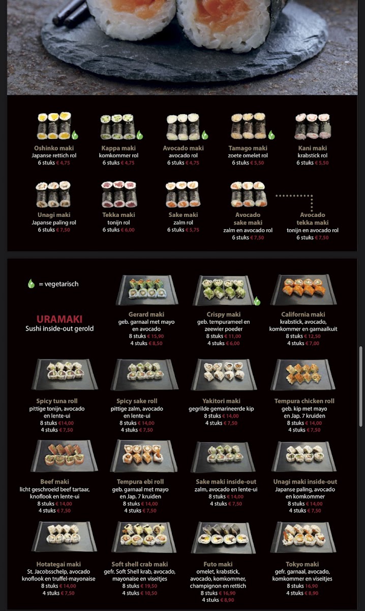Menu Japans Restaurant Tokyo-6