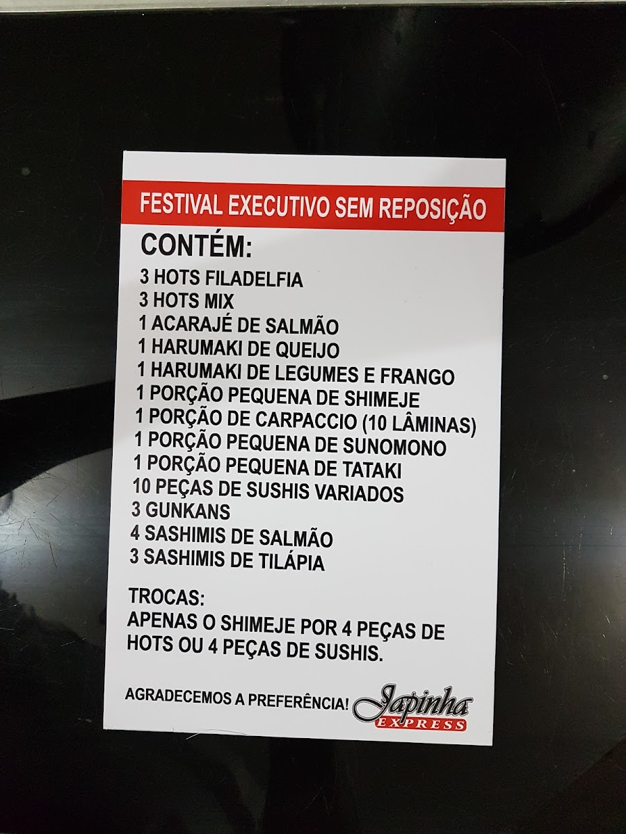 Menu Japinha Express-9