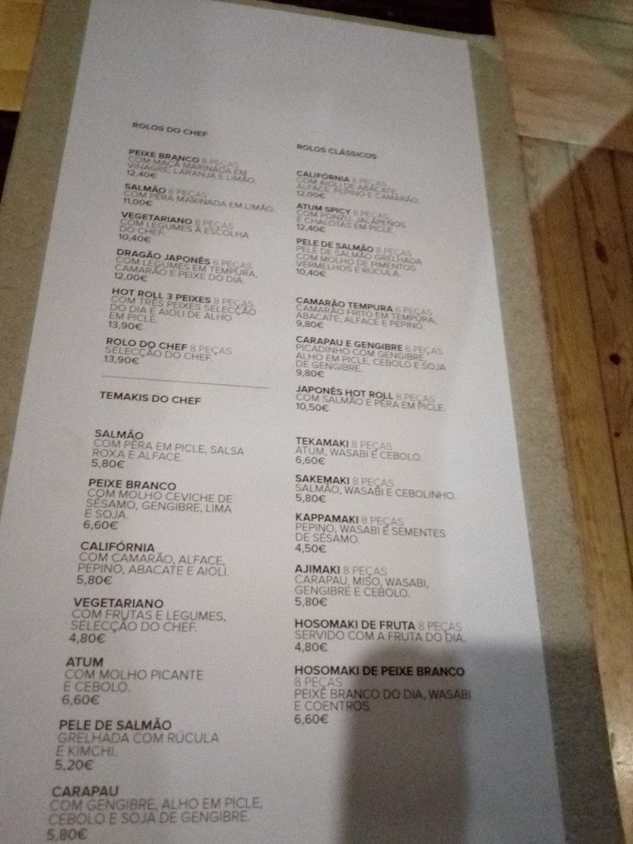 Menu Japonês-1
