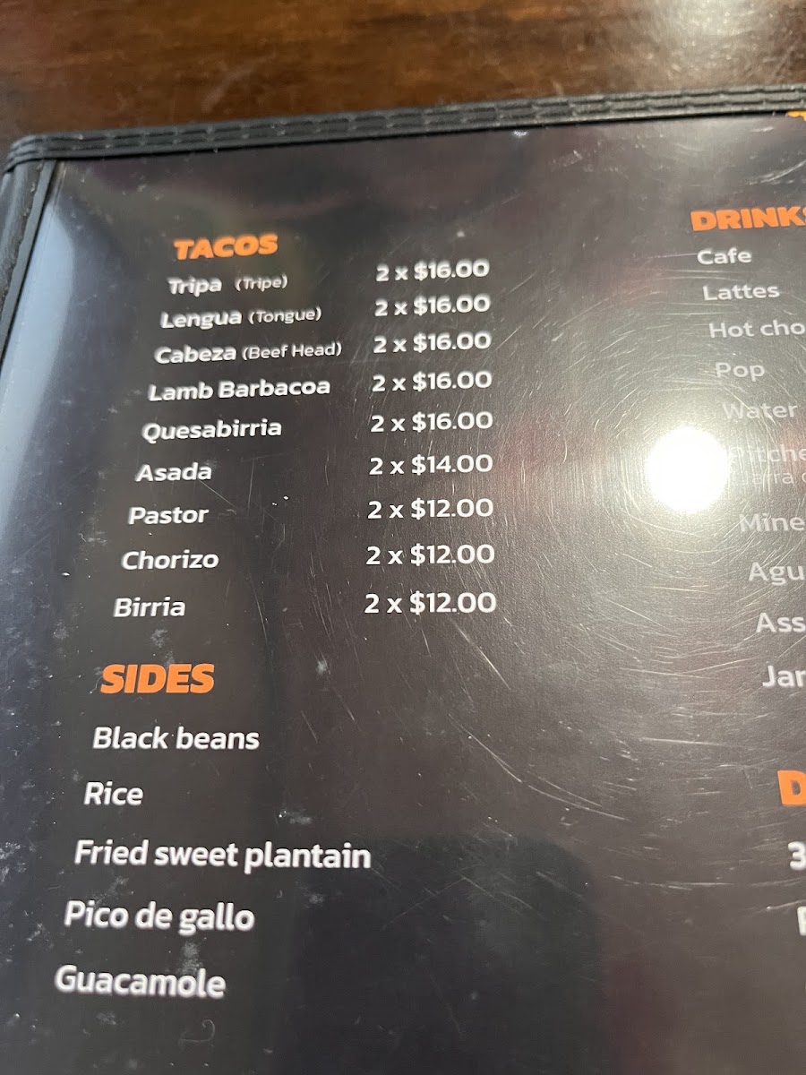 Menu Jarocho Mexican Cuisine-1