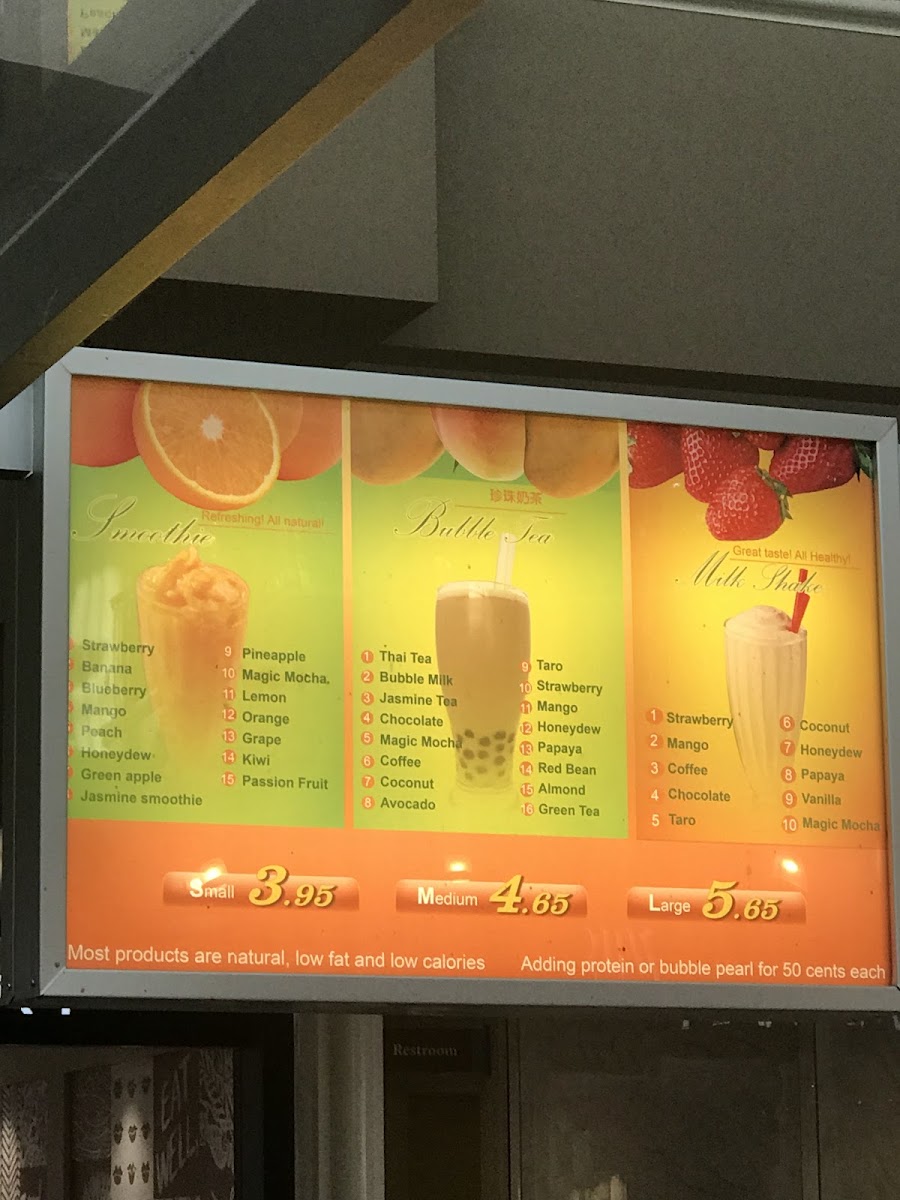Menu Jasmine Smoothie World & Bubble Tea-2