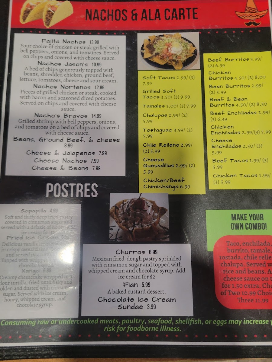 Menu Jason's Mexican Restaurant-6